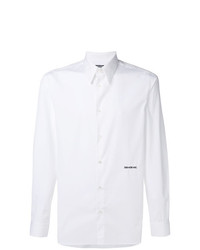Мужская белая рубашка с длинным рукавом от Calvin Klein 205W39nyc