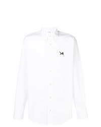 Мужская белая рубашка с длинным рукавом от Calvin Klein Jeans Est. 1978