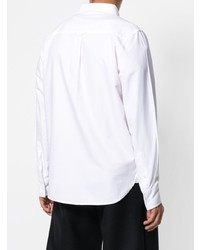 Мужская белая рубашка с длинным рукавом от Stussy