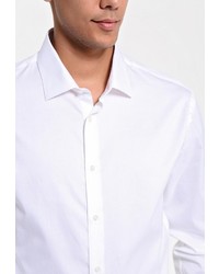 Мужская белая рубашка с длинным рукавом от Celio