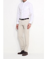 Мужская белая рубашка с длинным рукавом от Celio