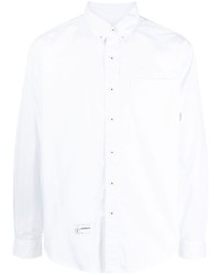 Мужская белая рубашка с длинным рукавом от Chocoolate