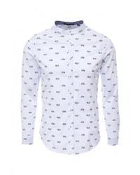 Мужская белая рубашка с длинным рукавом от Chromosome