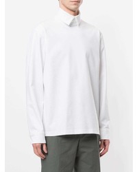 Мужская белая рубашка с длинным рукавом от Kolor