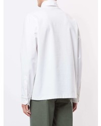 Мужская белая рубашка с длинным рукавом от Kolor