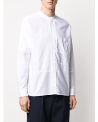 Мужская белая рубашка с длинным рукавом от A.P.C.