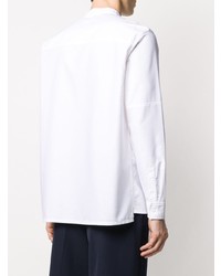 Мужская белая рубашка с длинным рукавом от A.P.C.
