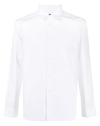 Мужская белая рубашка с длинным рукавом от Comme des Garcons Homme Deux
