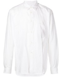 Мужская белая рубашка с длинным рукавом от Comme Des Garcons Homme Plus