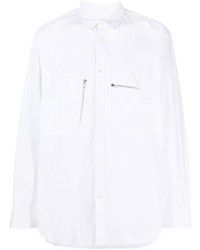 Мужская белая рубашка с длинным рукавом от Comme Des Garcons SHIRT