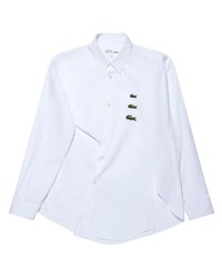 Мужская белая рубашка с длинным рукавом от Comme Des Garcons SHIRT