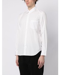 Мужская белая рубашка с длинным рукавом от Comme des Garcons Homme