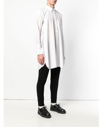 Мужская белая рубашка с длинным рукавом от Comme Des Garcons Homme Plus