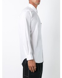 Мужская белая рубашка с длинным рукавом от Comme Des Garcons Play