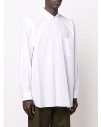 Мужская белая рубашка с длинным рукавом от Comme Des Garcons SHIRT