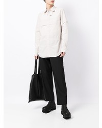 Мужская белая рубашка с длинным рукавом от Julius