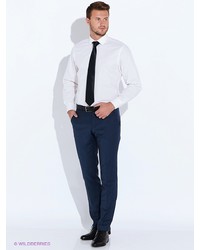 Мужская белая рубашка с длинным рукавом от Conti Uomo