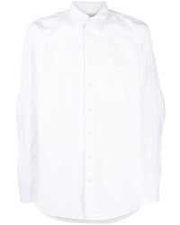 Мужская белая рубашка с длинным рукавом от Coperni