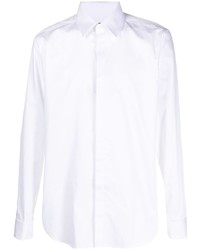 Мужская белая рубашка с длинным рукавом от Corneliani