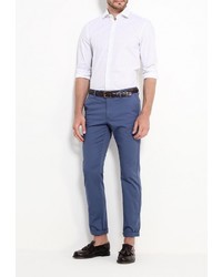 Мужская белая рубашка с длинным рукавом от Cortefiel