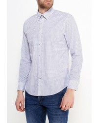 Мужская белая рубашка с длинным рукавом от Cortefiel