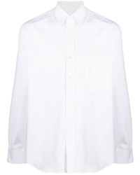 Мужская белая рубашка с длинным рукавом от Costumein
