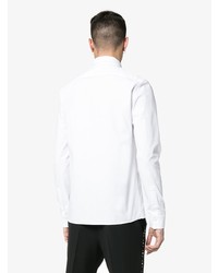 Мужская белая рубашка с длинным рукавом от Balmain