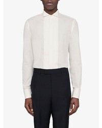 Мужская белая рубашка с длинным рукавом от Gucci