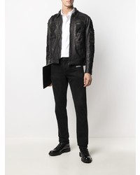 Мужская белая рубашка с длинным рукавом от AllSaints