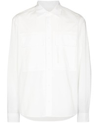 Мужская белая рубашка с длинным рукавом от Craig Green