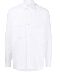 Мужская белая рубашка с длинным рукавом от Craig Green