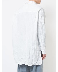 Мужская белая рубашка с длинным рукавом от Casey Casey