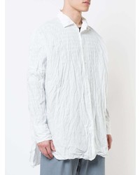 Мужская белая рубашка с длинным рукавом от Casey Casey