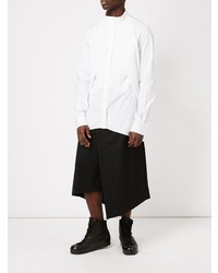 Мужская белая рубашка с длинным рукавом от Moohong