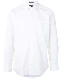 Мужская белая рубашка с длинным рукавом от D'urban