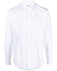 Мужская белая рубашка с длинным рукавом от Daniele Alessandrini