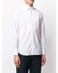 Мужская белая рубашка с длинным рукавом от Leqarant