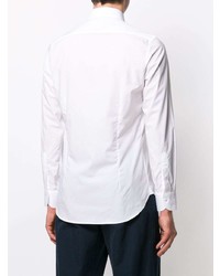 Мужская белая рубашка с длинным рукавом от Leqarant