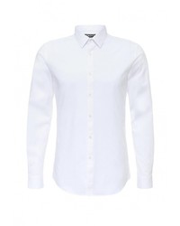Мужская белая рубашка с длинным рукавом от DKNY
