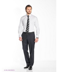 Мужская белая рубашка с длинным рукавом от Donatto