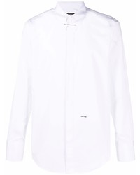 Мужская белая рубашка с длинным рукавом от DSQUARED2