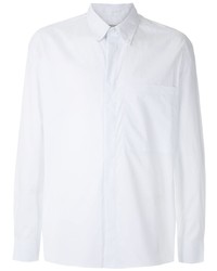 Мужская белая рубашка с длинным рукавом от Egrey