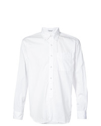 Мужская белая рубашка с длинным рукавом от Engineered Garments