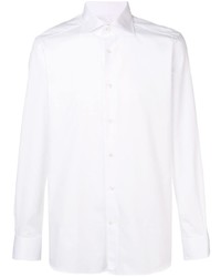 Мужская белая рубашка с длинным рукавом от Ermenegildo Zegna