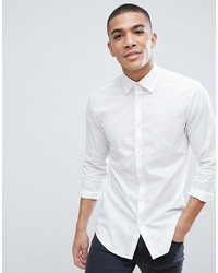Мужская белая рубашка с длинным рукавом от Esprit