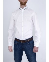 Мужская белая рубашка с длинным рукавом от Eterna