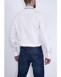 Мужская белая рубашка с длинным рукавом от Eterna