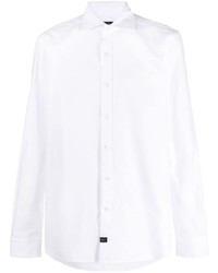Мужская белая рубашка с длинным рукавом от Fay