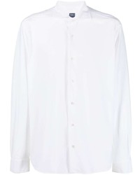 Мужская белая рубашка с длинным рукавом от Fedeli