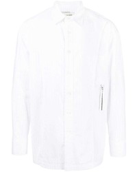 Мужская белая рубашка с длинным рукавом от Feng Chen Wang